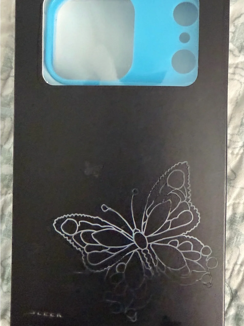 Shockproof Purple & Blue Marble Phone Case with Stand